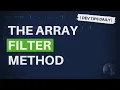 DevTips Daily The JavaScript array filter method