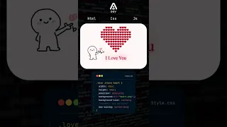 Hearts of love I Love You Html Css y Javascript