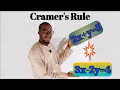 How To Solve A System Of Equations Using Cramer s Rule