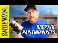 Download Lagu Ik schilderde een bijna onzichtbaar pixelkunstwerk in het openbaar