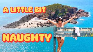 This Place Lives Up to Its Name – Naked Lady Beach All Alone Sailing Whitsundays
