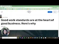 The Good Work Framework How Employers Can Foster Dignity Autonomy and Equality in the Workplace