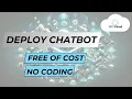 Deploy a Chatbot on IBM Cloud for Free - No Coding Required