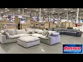 COSTCO FURNITURE SOFAS COUCHES ARMCHAIRS TABLES DECOR SHOP WITH ME SHOPPING STORE WALK THROUGH