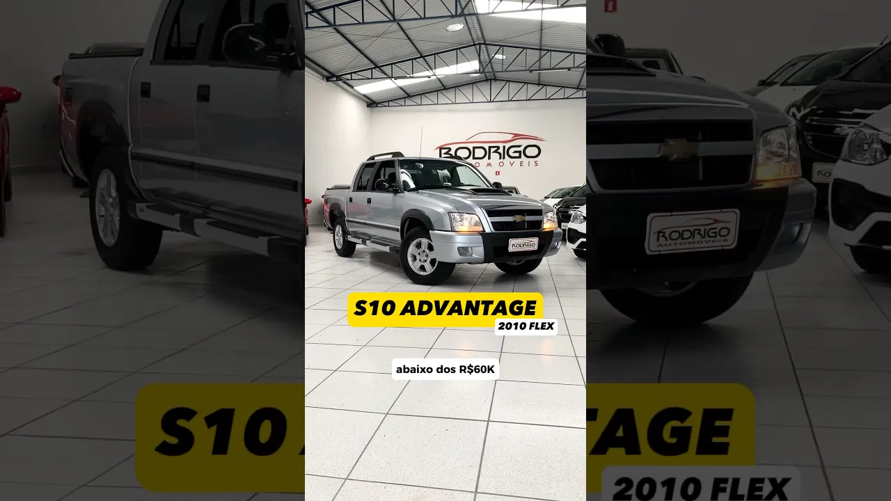 S10 2010 ADVANTAGE - A MELHOR PICAPE ABAIXO DOS R$60 MIL!