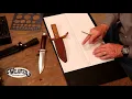 Simple Custom Leather Knife Sheath Instructions Chapter 1 Creating a Pattern Cutting