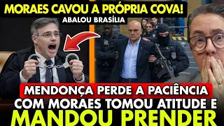 🚨AGORA em BRASÍLIA! MENDONÇA PERDE a PACIÊNCIA co,MORAES e MANDA PRENDER PÂNICO e MEDO no STF!