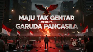 maju tak gentar medley garuda pancasila rock metal version video 