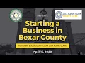 Starting A Business in Bexar County Featuring Hon Lucy Adame-Clark Bexar County Clerk