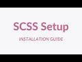 SCSS Setup on VS Code