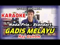 Lagu KARAOKE LAGU BATAK GADIS MELAYU - NADA STANDART PRIA -  D = DO