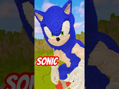 I Built a BUFF SONIC in Minecraft! 💪⚡️