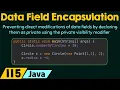 Data Field Encapsulation in Java