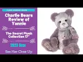 Charlie Bears Yanni 2022 17 Purple Bear Secret Plush Collection Close Up and Review