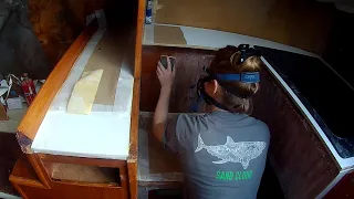 Just About Sailing June 2021 – Varnishing, varnishing and more varnishing – oh, and a bit of sanding