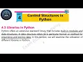 Libraries in Python Ch Lec 3 Python Standard Library -