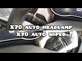 Proton X70 Premium - tutorial auto headlamp dan auto wiper