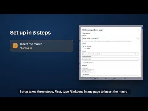 watch LinkLens: Dependency Map for Confluence video