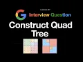 Leetcode 427 Construct Quad Tree