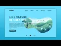 Download Lagu Responsive Website Landing Page Design | Title (Creative Nature) - Only Using CSS \u0026 HTML