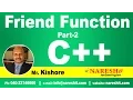 Friend Function in C Part 2 C Tutorial Mr Kishore