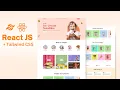 Build a Responsive Website with React JS Tailwind CSS - Full Tutorial for Beginners