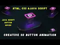 How to Create a 3D Button Animation Design Using HTML CSS Java Script