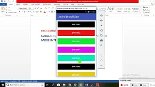 Android ScrollView Tutorial With Example