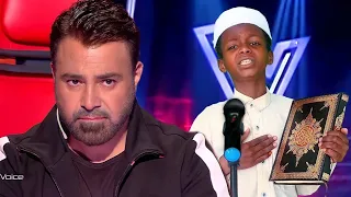 طفل يحرج ويبكي لجنة التحكيم بأغنية القرآن سراج الامه ويرعبهم بكلامه في النهاية برنامج              دندنها