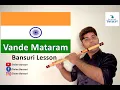 Download Lagu Vande Mataram l बांसूरी में वंदे मातरम कैसे बजाये | Flute Lesson | E Base | Divine Bansuri