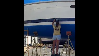 Welcome to Season 3 #livingonasailboat #sailingcouple #boatrefit #sailing #shorts