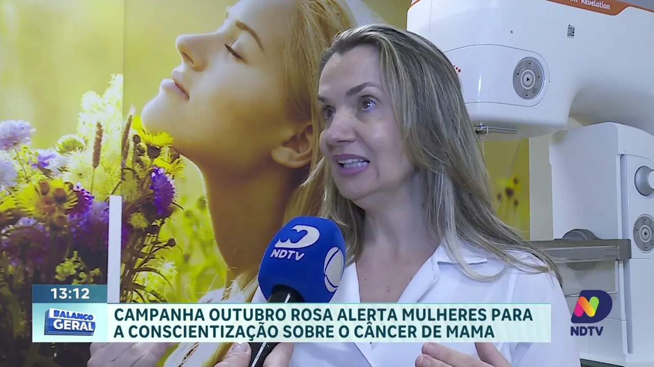 Outubro Rosa: Ações em Chapecó Incentivam Exames Preventivos Contra o Câncer de Mama