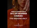 END OF SUMMER SALE