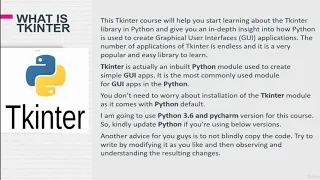 Learn Complete Python-3 GUI using Tkinter - learn Python GUI