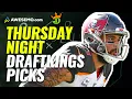 DraftKings NFL Thursday Night Football Week 6 Showdown Picks Lineups Bucs vs Eagles Tonight