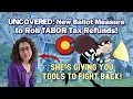 Colorado Ballot Measure to Rob TABOR Tax Refunds And Natalie is the Only One Talking About it