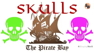 what do the skulls mean on pirate bay