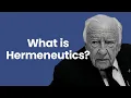 What is Hermeneutics