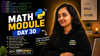 Confused About Python Math Module Day 30 100 Days of Python Interview Question