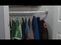 How to Install a Closet Rod on an Angled Wall