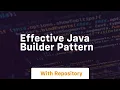 effective java builder pattern