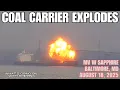 Download Lagu Bulk Carrier MV W Sapphire Suffers a Cargo Explosion as it Departs Baltimore - Aug 18, 2025