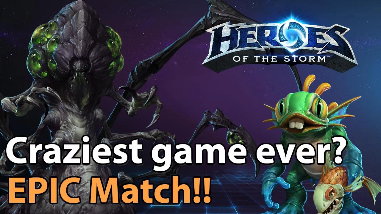 ► EPIC: Insanely intense Heroes of the Storm match! - Murky, Medivh, Abathur!
