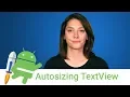 Android Jetpack Autosizing TextView