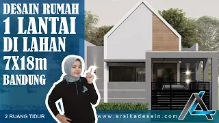 Download DESAIN RUMAH 7 X 18 METER I BANDUNG - RUMAH TROPIS MODERN #arsitekjakarta #arsikajakarta MP3