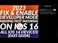 Fix Developer Mode iOS 16 Not Showing Enable Developer Mode iOS 16 Developer Mode Required iOS 16
