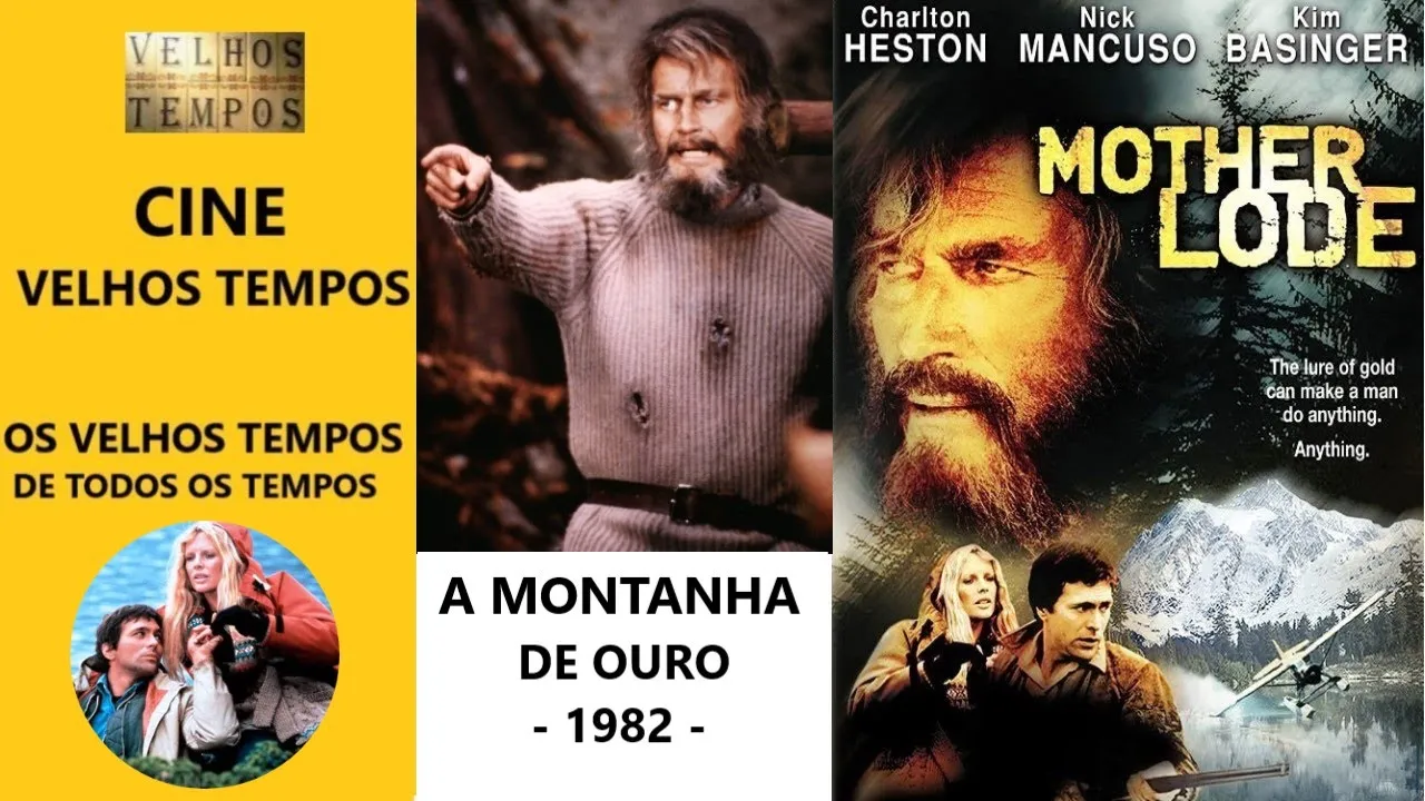 A Montanha de Ouro (1982), Charlton Heston, Nick Mancuso & Kim Basinger, Legendado