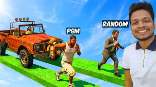 Funny RUNING JUMP RACE in GTA 5 !!! Malayalam |