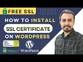 How to Install Free SSL on WordPress Website ZEROSSL WordPress Tutorial Hindi Harsh Dwivedi