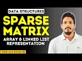 Sparse Matrix Sparse matrices array and linked list representations Data Structure